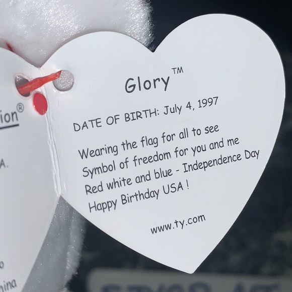 NEW TY Beanie Babies Spangle Glory Franny SET OF 5 - Picture 4 of 8